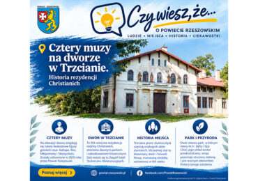 Cztery muzy na dworze w Trzcianie. Historia rezydencji Christianich