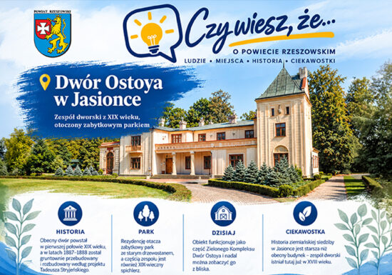 Zespół dworski w Jasionce – od siedziby Zofii Czosnowskiej do rezydencji Jędrzejowiczów