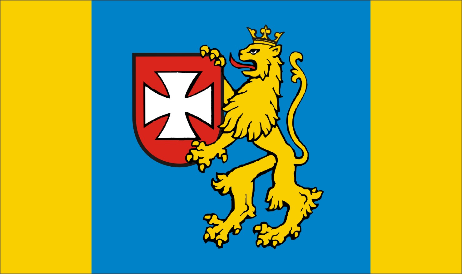 flaga Powiatu rzeszowskiego